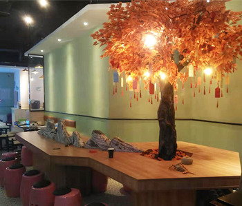 天河区餐厅叼嘿网站视频完工实景图来啦！